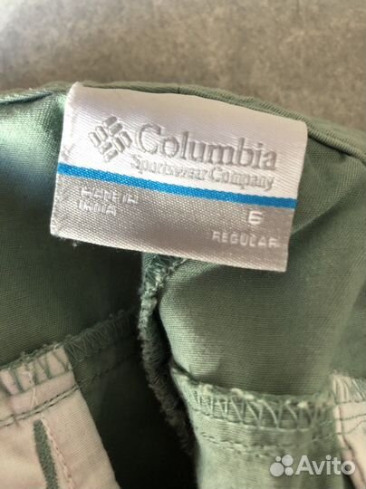 Брюки columbia, 6 reg, хлопок, летние