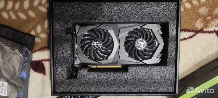 Видеокарта MSI GTX 1650 gaming X 4gb