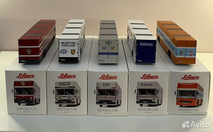 Mercedes-Benz O 317 Renntransporter Porsche 1:43