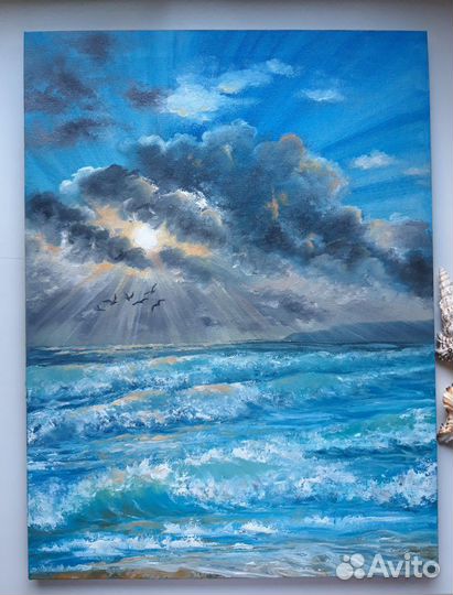 Картины маслом. Ручная работа. Море