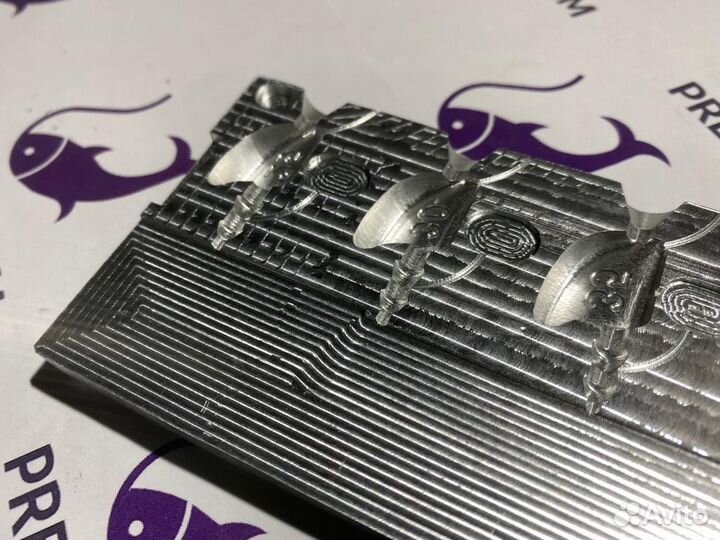 Форма чпу для литья джиг-головок (сапожок)