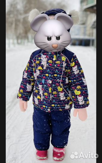 Зимний костюм для девочки