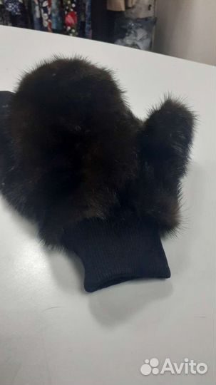 Норковые варежки
