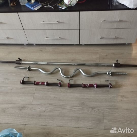 Штанга с блинами