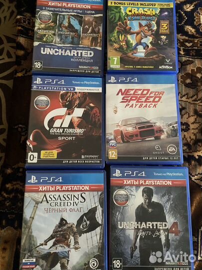 Диски на ps4
