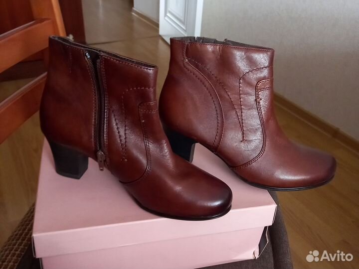 Ботильоны натуральная кожа 39 40