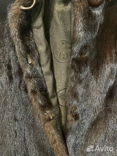 Шуба норковая с капюшоном 44-46
