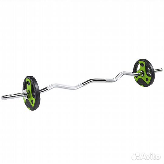 Штанга EZ пластиковая с 2-х хватными блинами 7,5 к