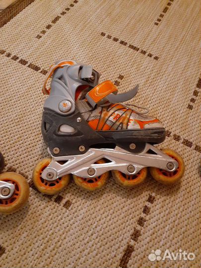 Роликовые коньки детские раздвижные