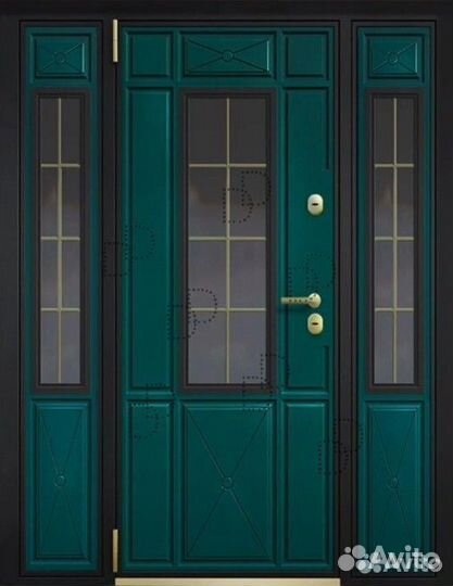 Уличная входная группа с терморазрывом для дома