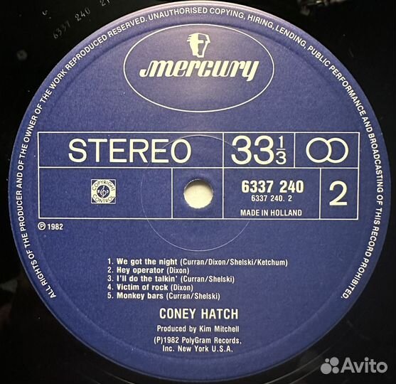 Coney Hatch – Coney Hatch (Голландия 1982г.)