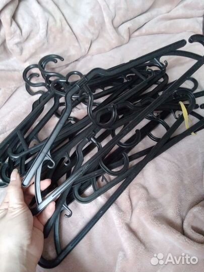 Вешалки плечики черные