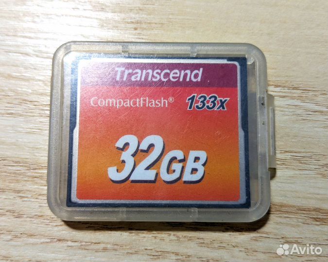 Карта памяти Transcend compact flash 133x 32gb