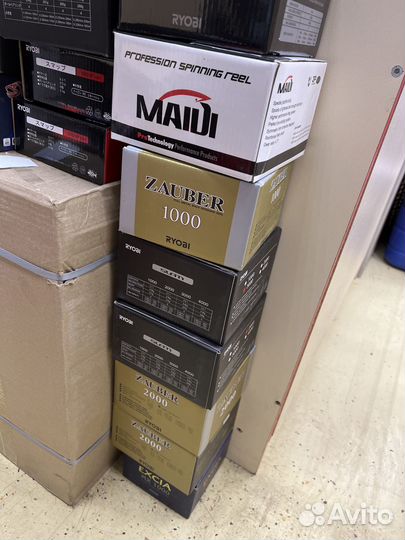 Катушка ryobi zauber 1000, 2000