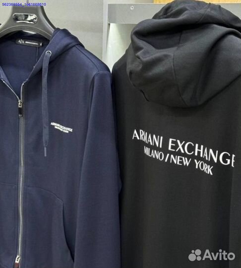 Зип худи Armani Exchange (лучшее качество) (Арт.38778)