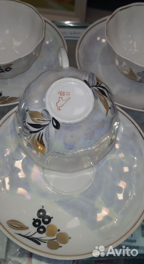 Сливочники,Чашки с блюдцами, конфетница