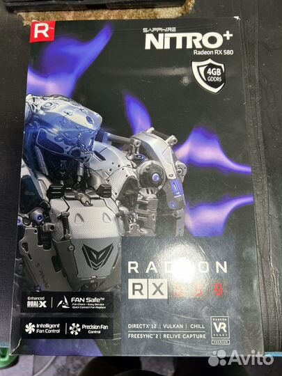 Видеокарта radeon rx 580 4 гб