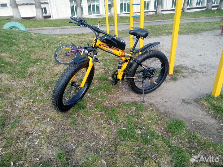 Велосипед электрофэтбайк