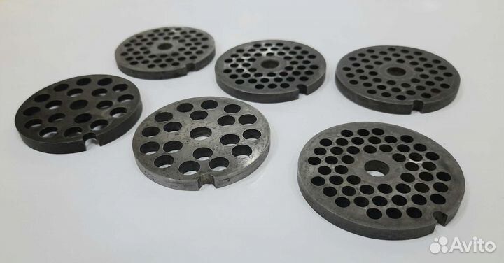 Решётки для мясорубки б/у 6 штук