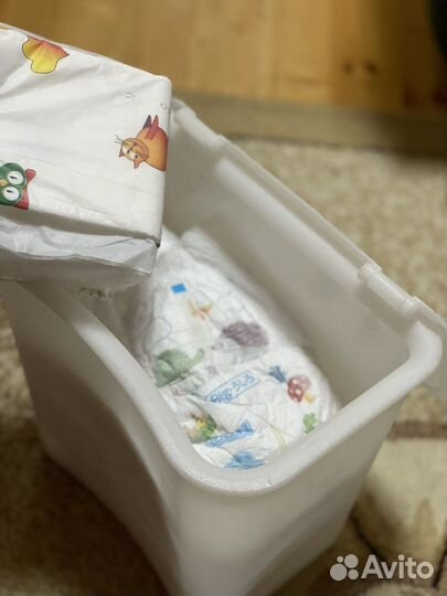 Контейнеры на кроватку IKEA и подгузники Big size