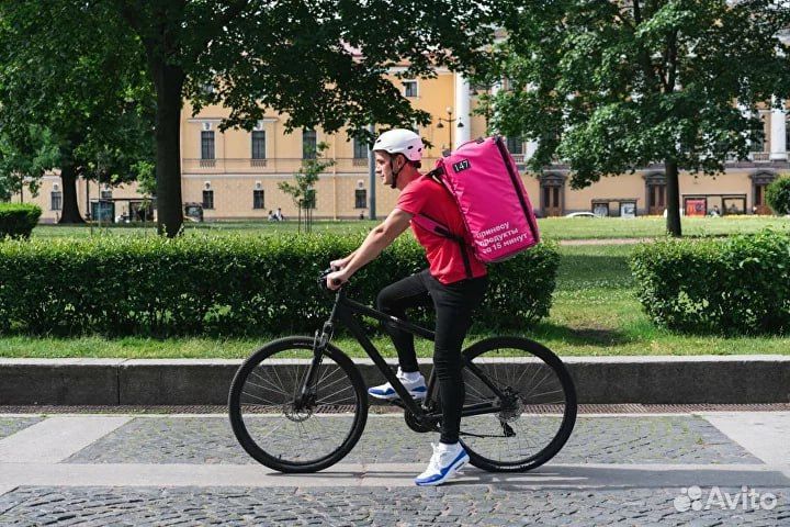 Велокурьер в доставку Самокат