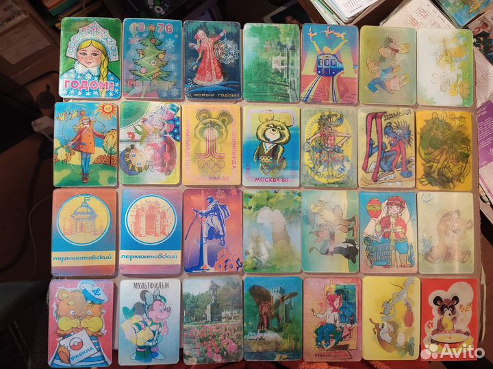 Календарики (календарь) переливные, обмен