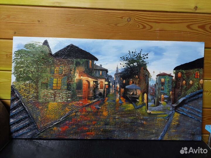 Интерьерные картины в технике микс арт