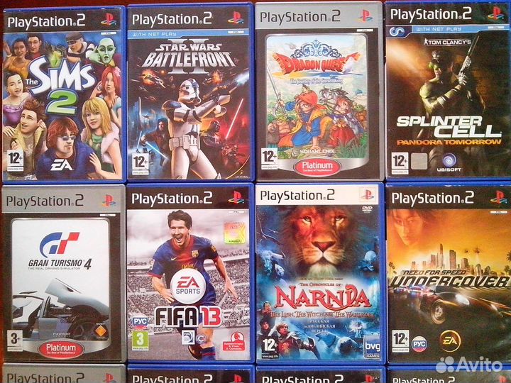 Игры для детей от 3 до 12+ лет на Playstation 2