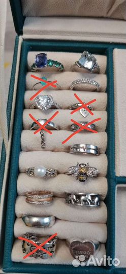 Серебряные кольца 925 пробы