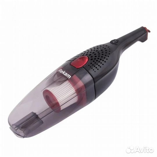 Ручной пылесос Rekam hvvc-1150, 75Вт, черный/красн