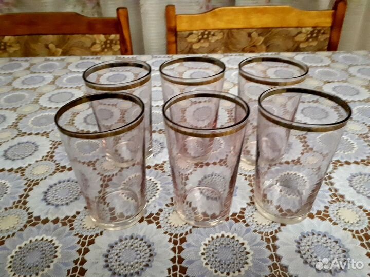 Стеклянная посуда ретро