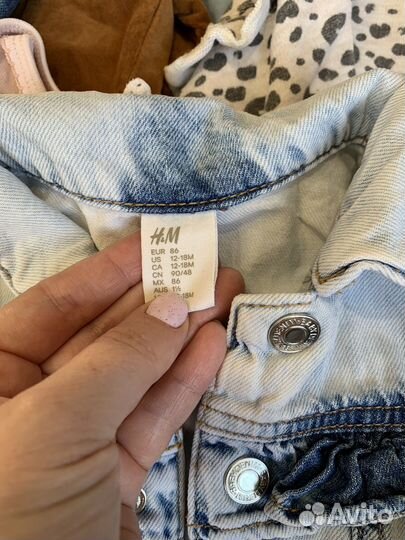 Вещи пакетом для девочки 80-86 zara hm