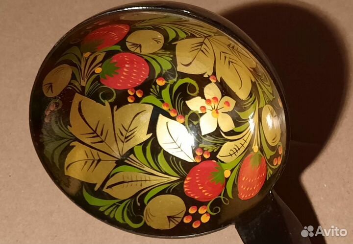 Половник СССР роспись,подарочный,новый