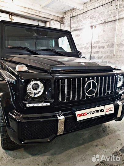 Решетка GT + Бампер с расширителями арок W463