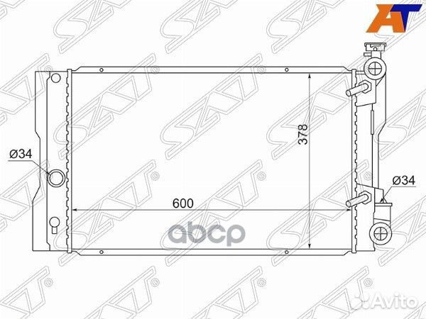 Радиатор Pontiac Vibe 08-10 / Toyota Matrix 08