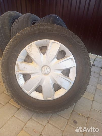 Колеса 175 70 14 на дисках с колпаками Suzuki