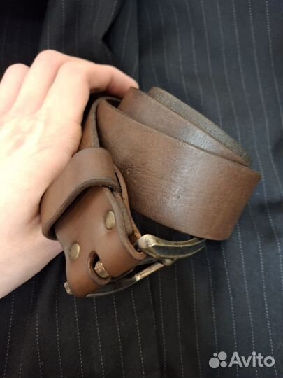 Мужской ремень кожа