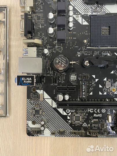 Материнская плата AM4 Asrock B450M-HDV R4.0