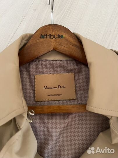 Massimo dutti тренч