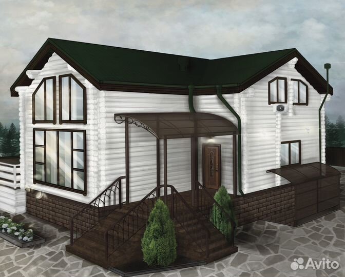 Скетч интерьера, визуализация