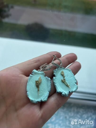 Серьги ручная работа