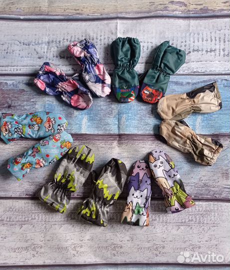 Шапки, варежки, комплекты, шлемы 1.5-4 года