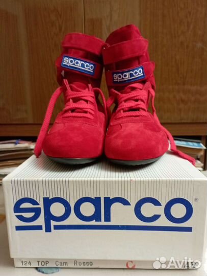 Обувь для автоспорта Sparco Top Rosso, размер 43