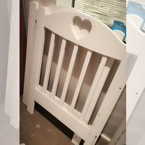 Фасады детской кроватки+матрас