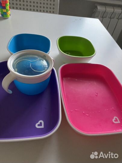 Munchkin набор посуды и контейнер