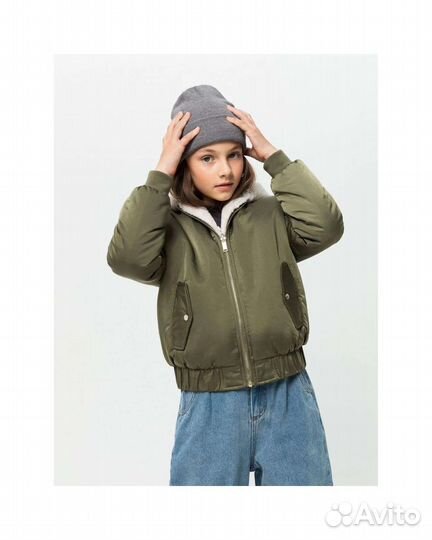 Новая куртка шубка Sela на девочку 122-134