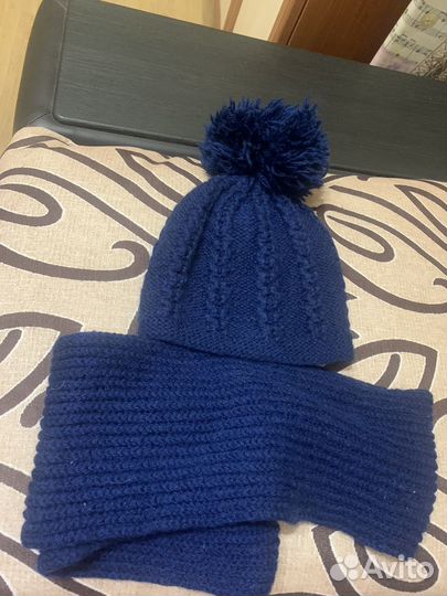 Комплект шапка и шарф женские