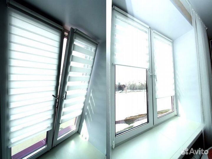 Рулонные шторы от производителя. Установка бесплат