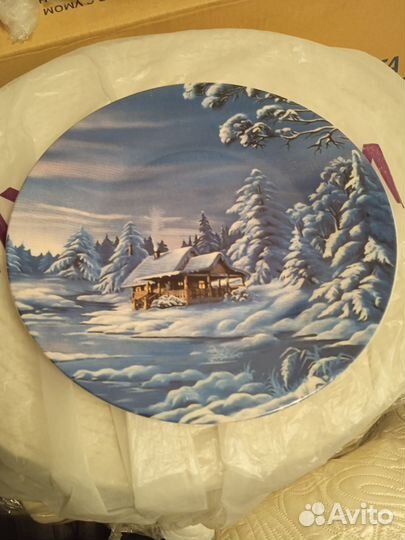 Продаю новогоднюю тарелку