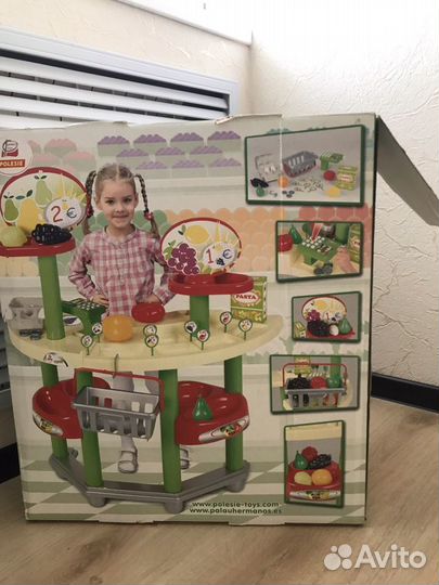 Магазин Полесье с набором продуктов